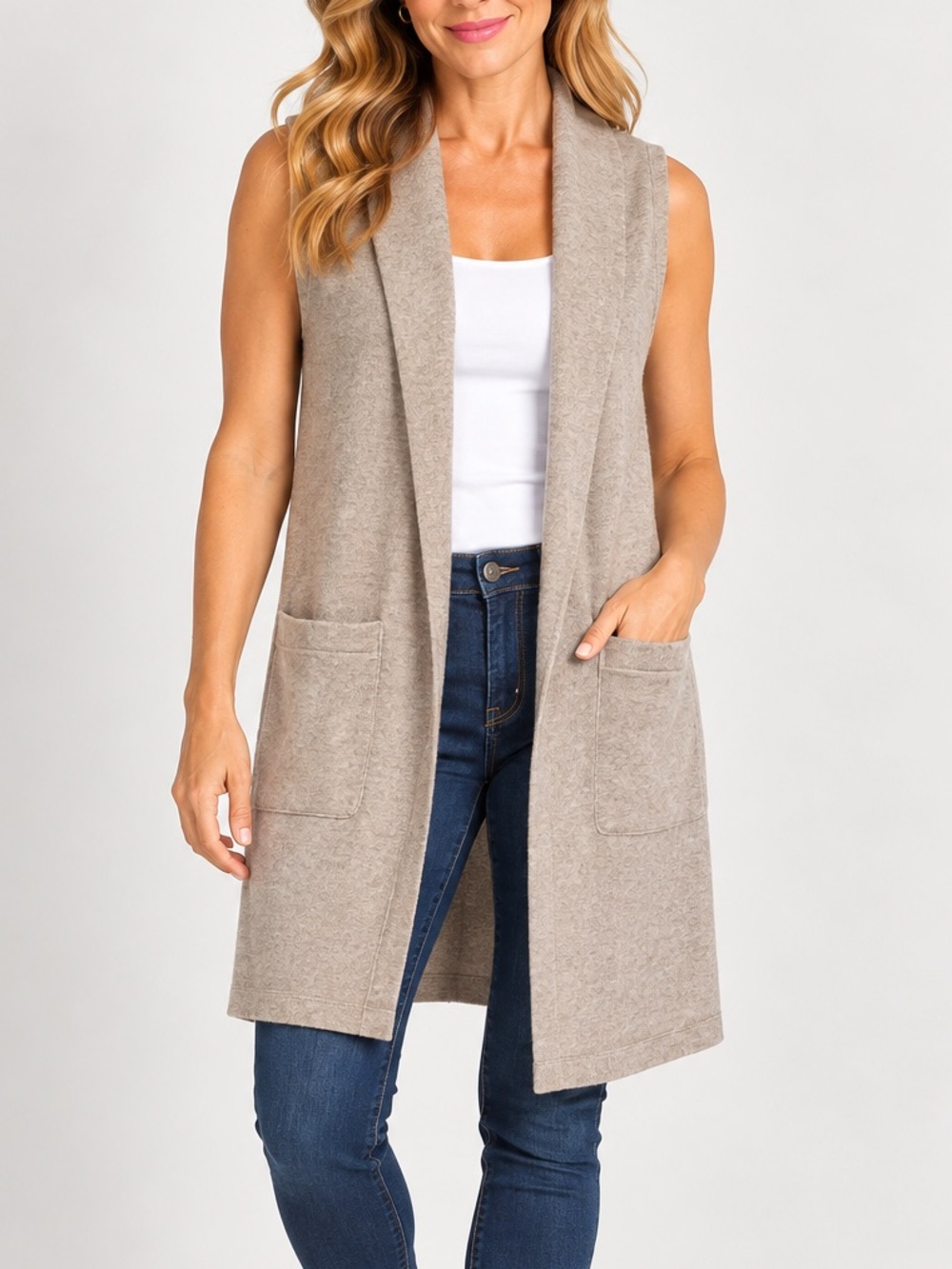Joie‎ Thick Long Cardigan Vest